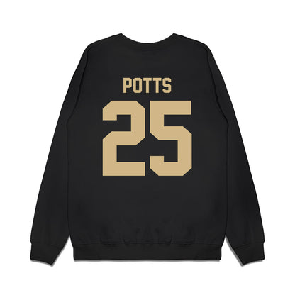 Wake Forest - NCAA Football : Eli Potts - Vintage Helmet Premium Crewneck Sweatshirt-1
