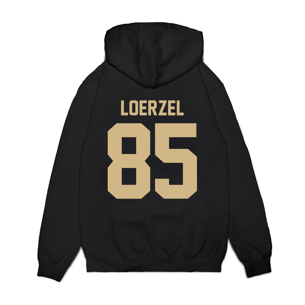 Wake Forest - NCAA Football : Will Loerzel - Vintage Helmet Premium Hooded Sweatshirt-1