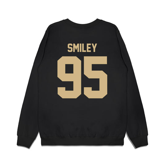 Wake Forest - NCAA Football : Brandon Smiley - Vintage Helmet Premium Crewneck Sweatshirt-0