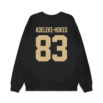 Wake Forest - NCAA Football : Kobe Adeleke-Hokes - Vintage Helmet Premium Crewneck Sweatshirt-1