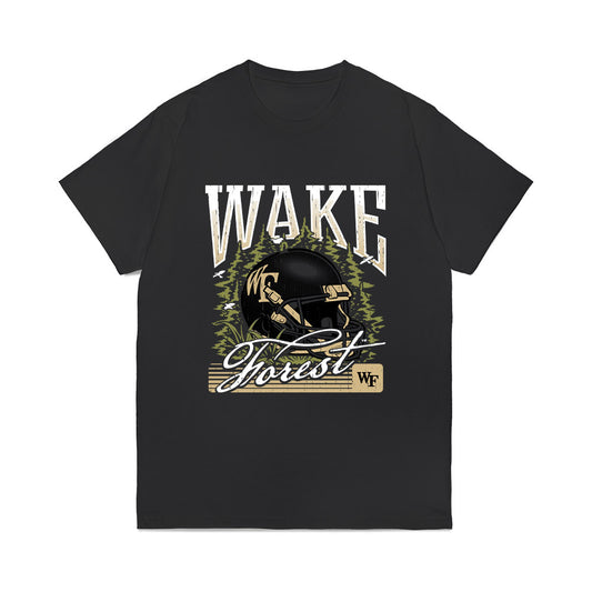 Wake Forest - NCAA Football : Joshua Patterson - Vintage Helmet Comfort Colors T-Shirt-0