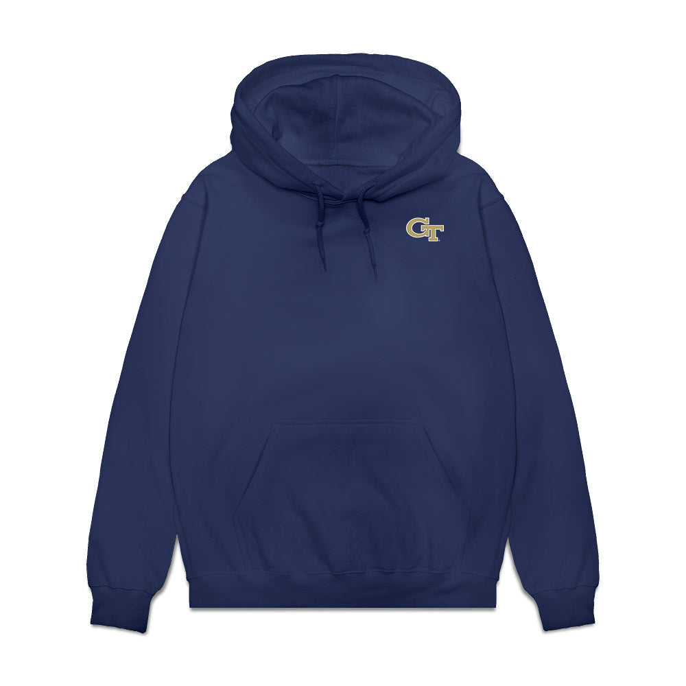 Georgia Tech - NCAA Football : Ahmari Harvey - Legacy Fleece Hooded Sweatshirt-0