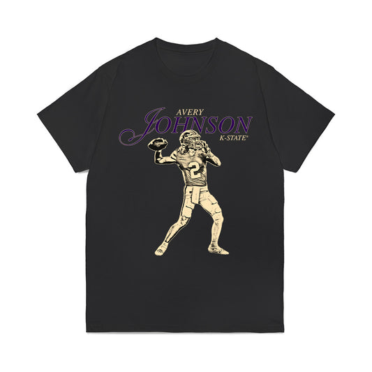 Kansas State - NCAA Football : Avery Johnson - Legacy Comfort Colors T-Shirt-0