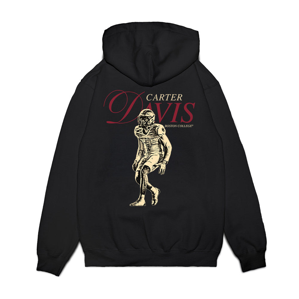Boston College - NCAA Football : Carter Davis - Legacy Premium Hooded Sweatshirt-1