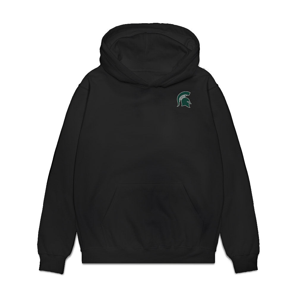Michigan State - NCAA Football : Jordan Hall - Premium Hooded Sweatshirt-0