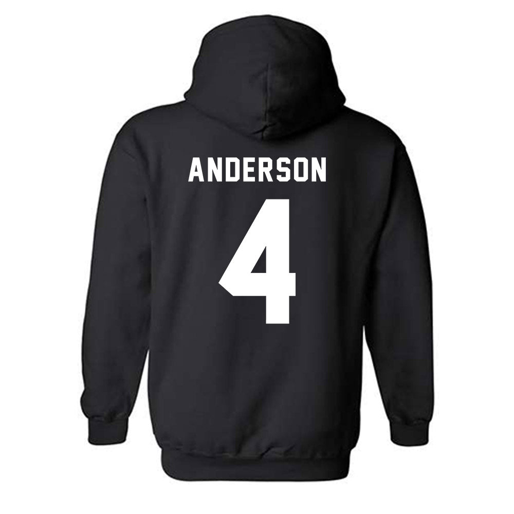 UNC Charlotte - NCAA Women's Basketball : Princess Anderson - Classic Shersey Hooded Sweatshirt-1