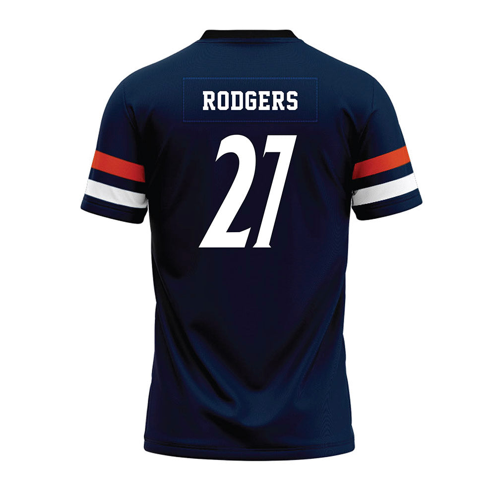 UTSA - NCAA Football : Jakevian Rodgers - Navy Premium Football Jersey-1
