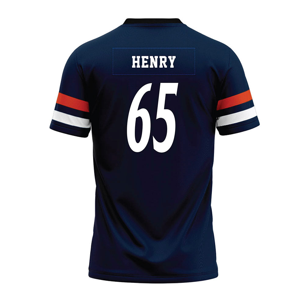 UTSA - NCAA Football : Jarrett Henry - Navy Premium Football Jersey-1