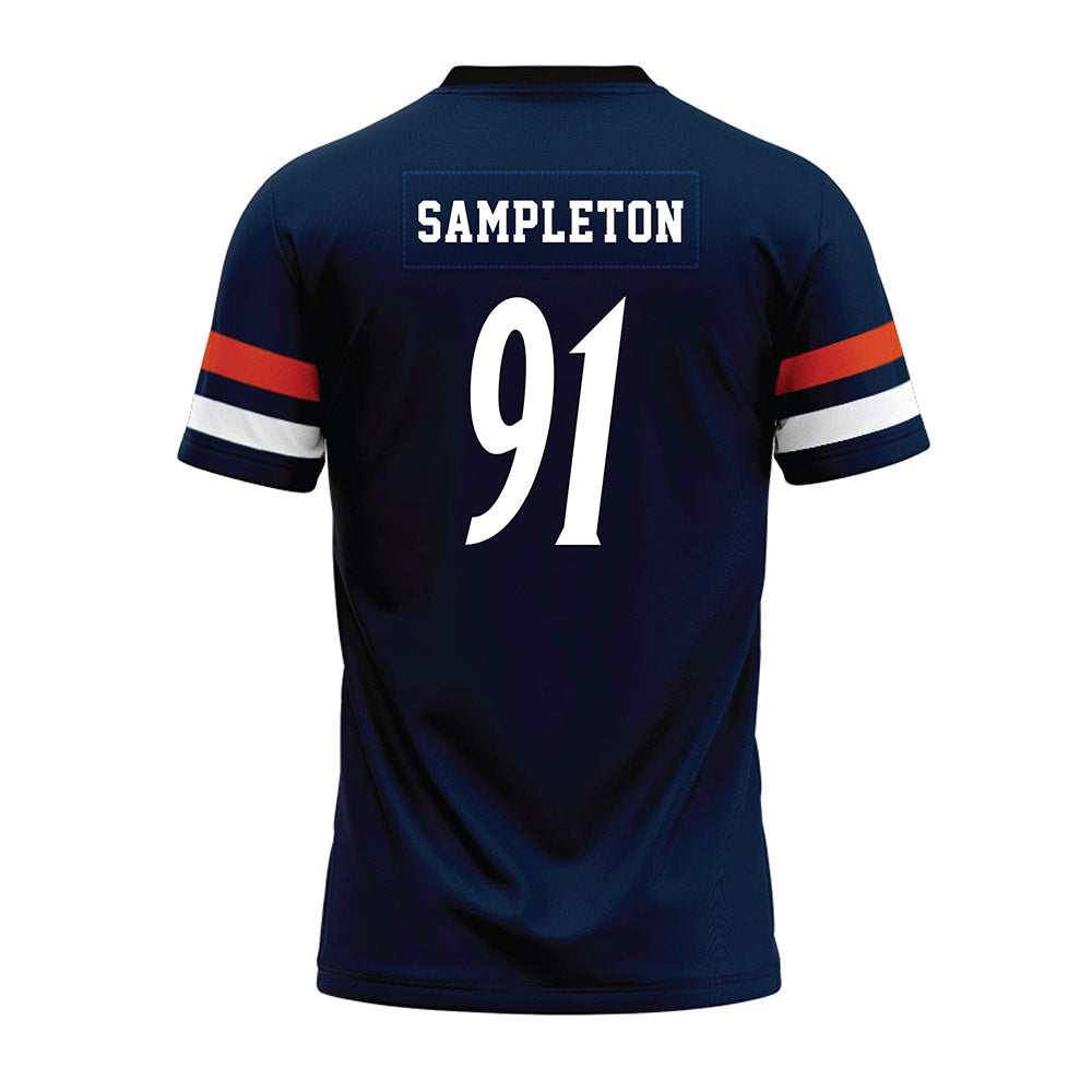 UTSA - NCAA Football : Jusiah Sampleton - Navy Premium Football Jersey-1