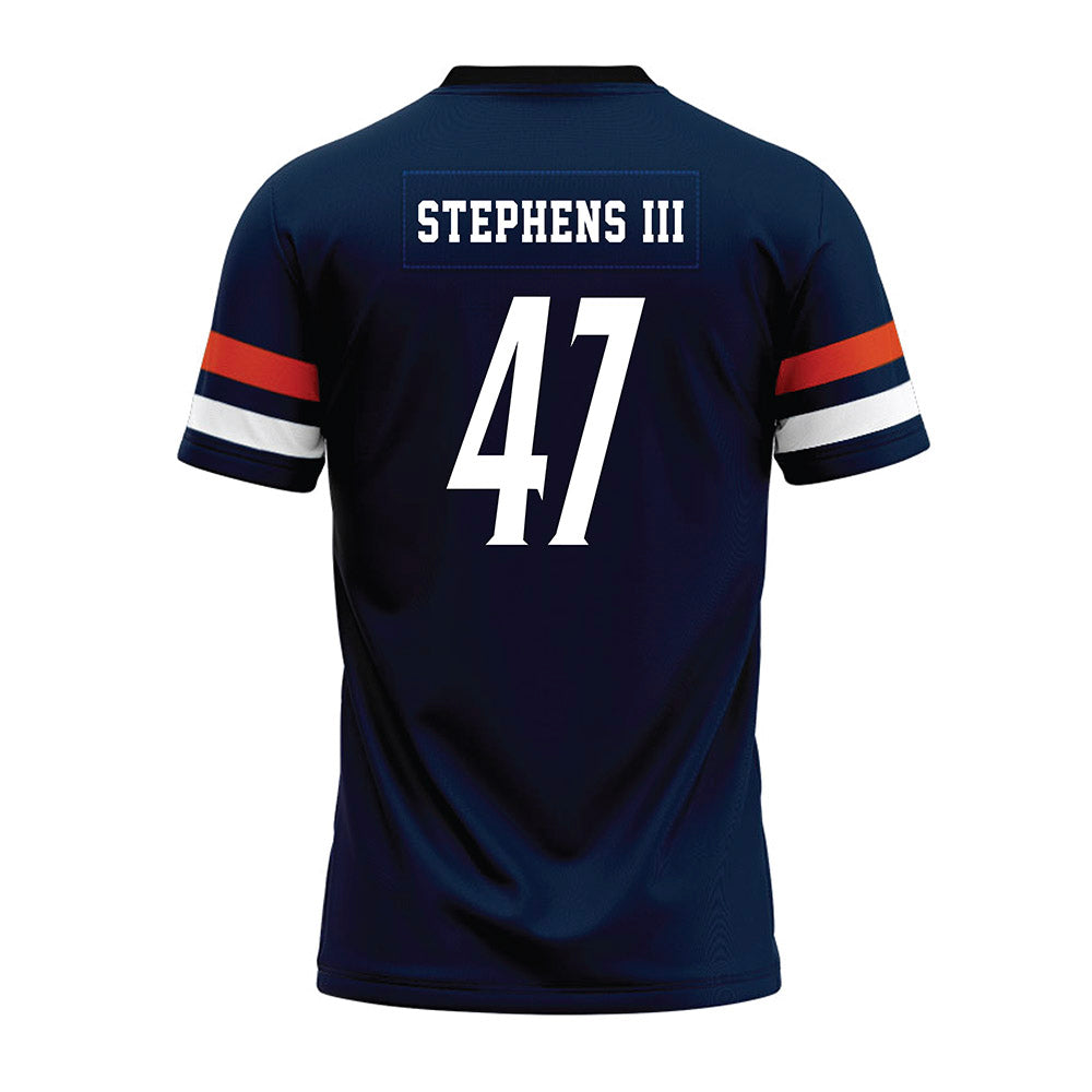 UTSA - NCAA Football : Jon Stephens III - Navy Premium Football Jersey-1