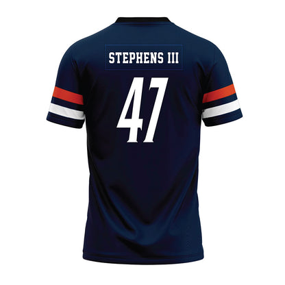 UTSA - NCAA Football : Jon Stephens III - Navy Premium Football Jersey-1