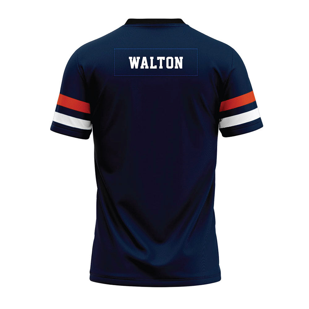 UTSA - NCAA Football : Xavier Walton - Navy Premium Football Jersey-1