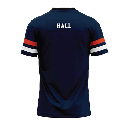 UTSA - NCAA Football : Aden Hall - Navy Premium Football Jersey-1