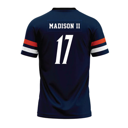 UTSA - NCAA Football : James Madison II - Navy Premium Football Jersey-1