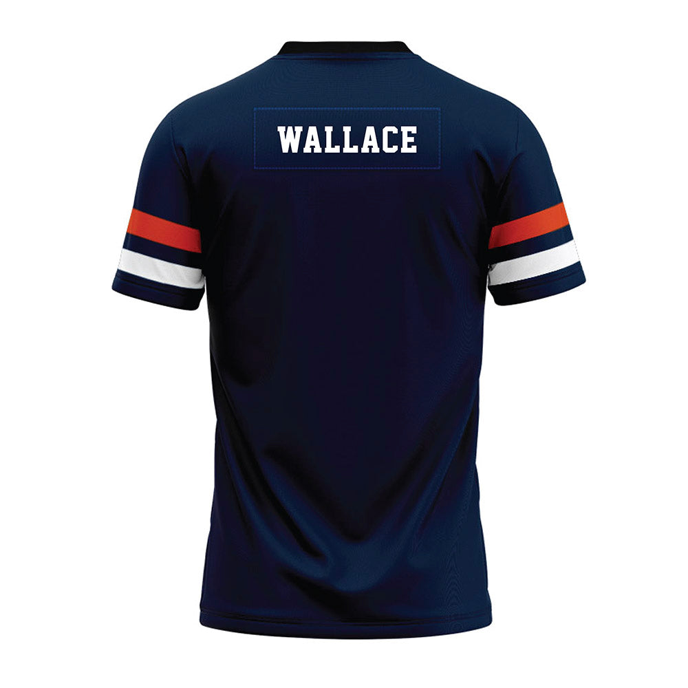 UTSA - NCAA Football : Sekope Wallace - Navy Premium Football Jersey-1