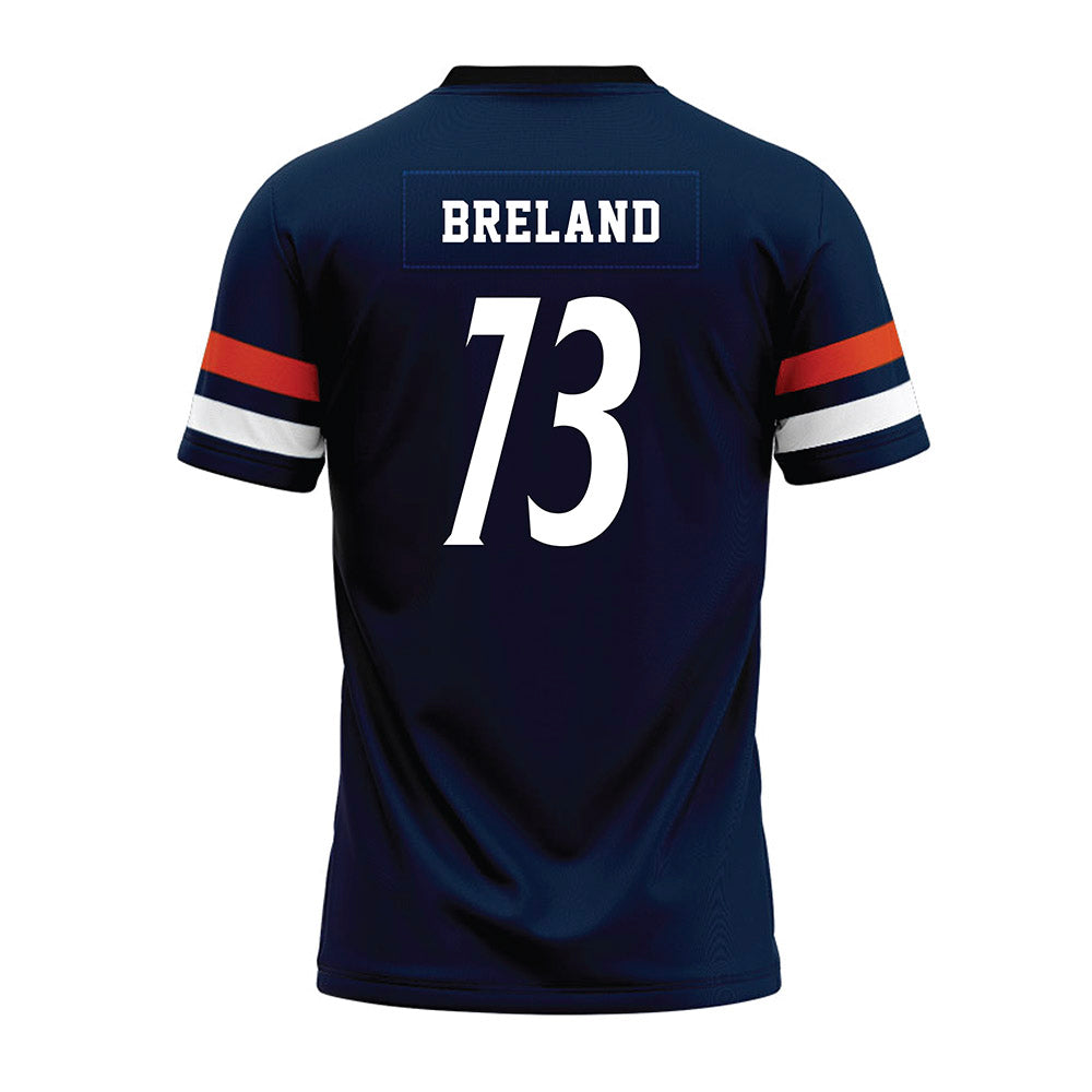 UTSA - NCAA Football : Amarion Breland - Navy Premium Football Jersey-1