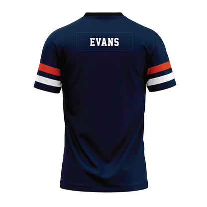 UTSA - NCAA Football : Josiah Evans - Navy Premium Football Jersey-1