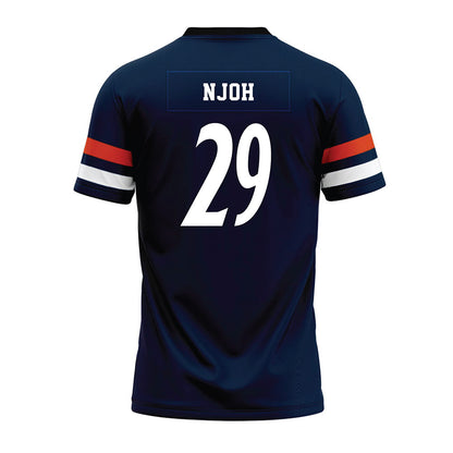 UTSA - NCAA Football : Tangoh Njoh - Navy Premium Football Jersey-1