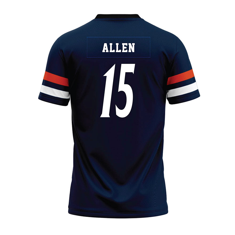 UTSA - NCAA Football : DJ Allen - Navy Premium Football Jersey-1