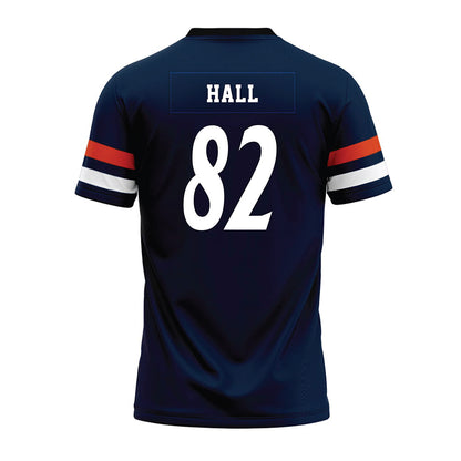 UTSA - NCAA Football : Prince Hall - Navy Premium Football Jersey-1