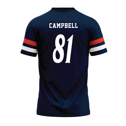 UTSA - NCAA Football : Miles Campbell - Navy Premium Football Jersey-1