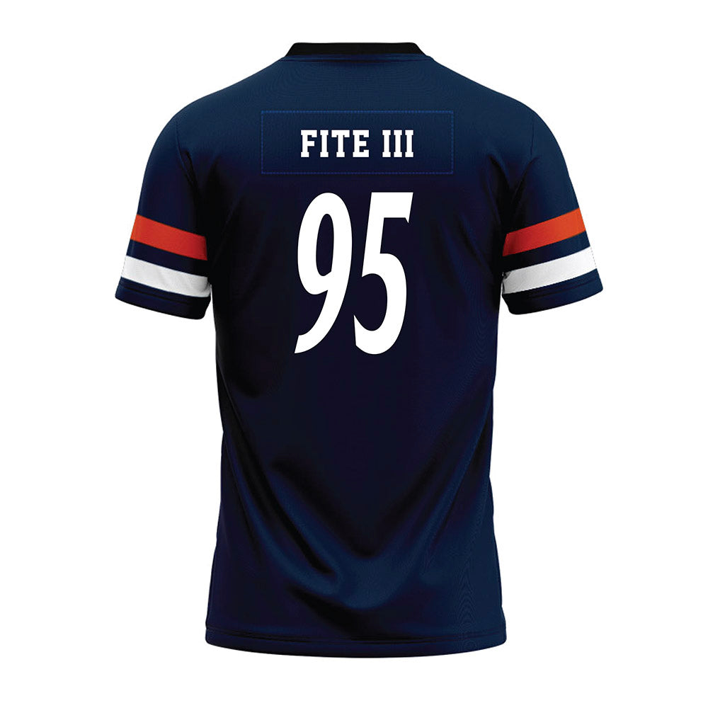 UTSA - NCAA Football : Drenon Fite III - Navy Premium Football Jersey-1