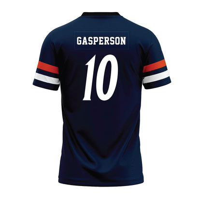 UTSA - NCAA Football : Maguire Gasperson - Navy Premium Football Jersey-1