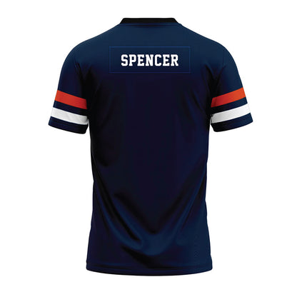 UTSA - NCAA Football : Dylan Spencer - Navy Premium Football Jersey-1