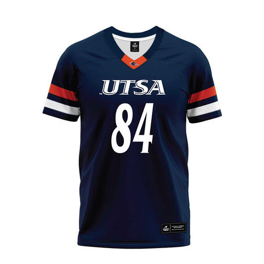 UTSA - NCAA Football : AJ Wilson Jr - Navy Premium Football Jersey-0