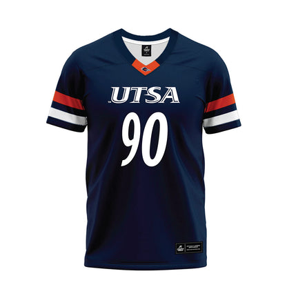 UTSA - NCAA Football : Donald Quaite - Navy Premium Football Jersey-0