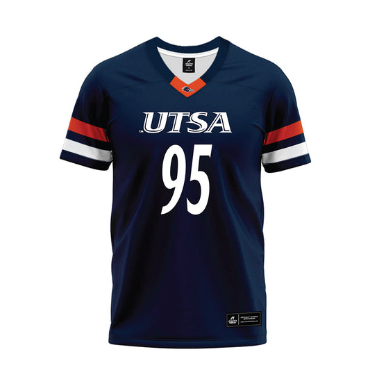 UTSA - NCAA Football : Drenon Fite III - Navy Premium Football Jersey-0