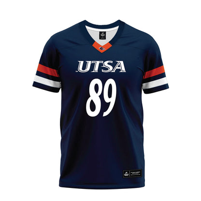 UTSA - NCAA Football : Collins Acheampong - Navy Premium Football Jersey-0