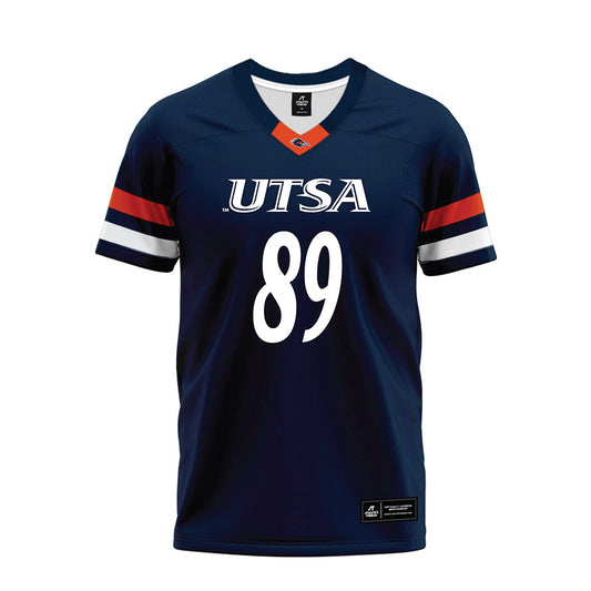 UTSA - NCAA Football : Collins Acheampong - Navy Premium Football Jersey-0