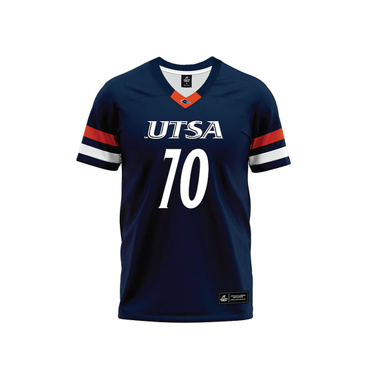 UTSA - NCAA Football : Deandre Marshall - Navy Premium Football Jersey-0
