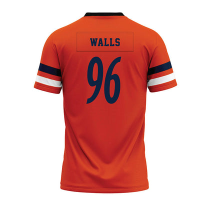 UTSA - NCAA Football : Corey Walls - Orange Premium Football Jersey-1