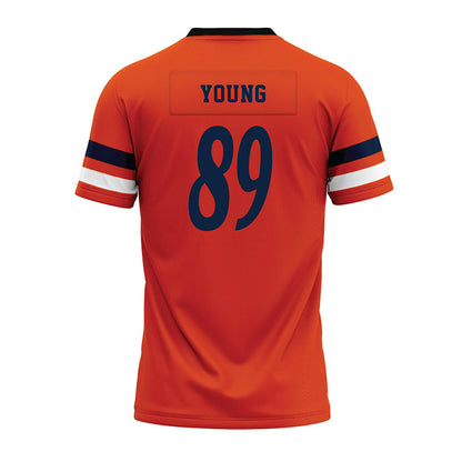 UTSA - NCAA Football : Brandon Young - Orange Premium Football Jersey-1