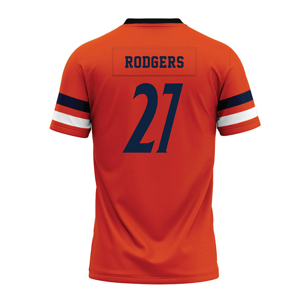 UTSA - NCAA Football : Jakevian Rodgers - Orange Premium Football Jersey-1