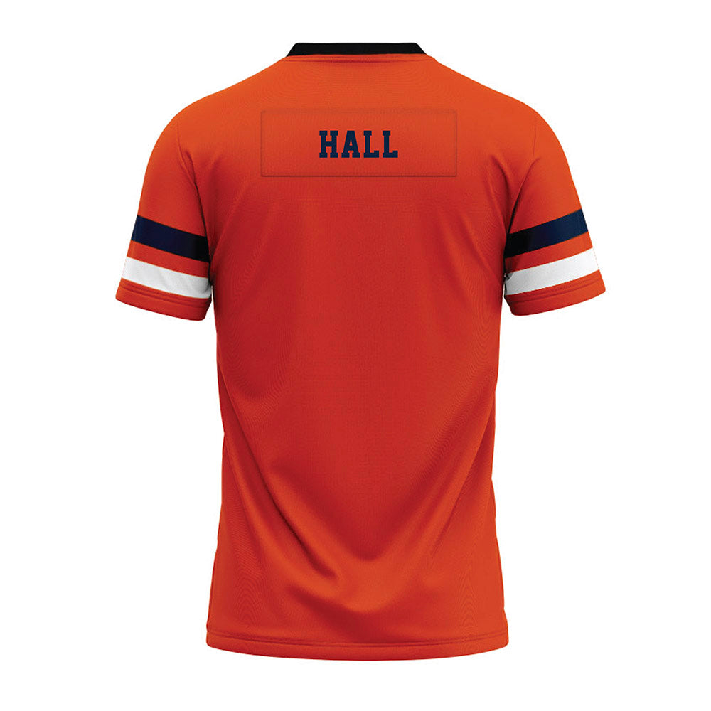 UTSA - NCAA Football : Aden Hall - Orange Premium Football Jersey-1