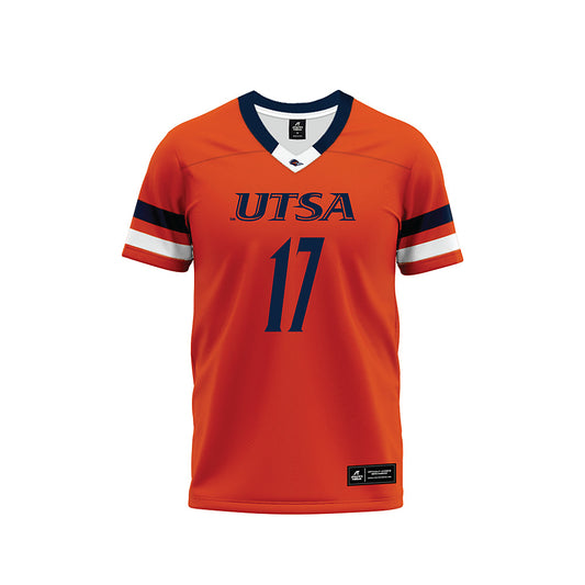 UTSA - NCAA Football : Brandon Tennison - Orange Premium Football Jersey-0