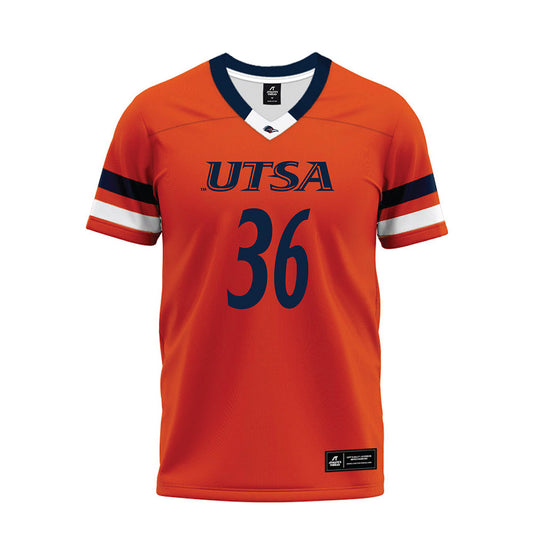 UTSA - NCAA Football : T.J. Laurent - Orange Premium Football Jersey-0