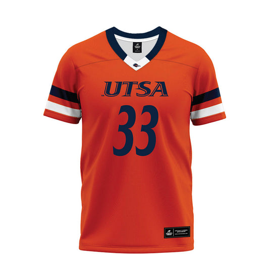 UTSA - NCAA Football : Cael Meisman - Orange Premium Football Jersey-0