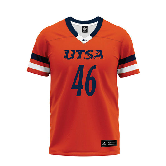 UTSA - NCAA Football : Jacob Lopez-Veasey - Orange Premium Football Jersey-0