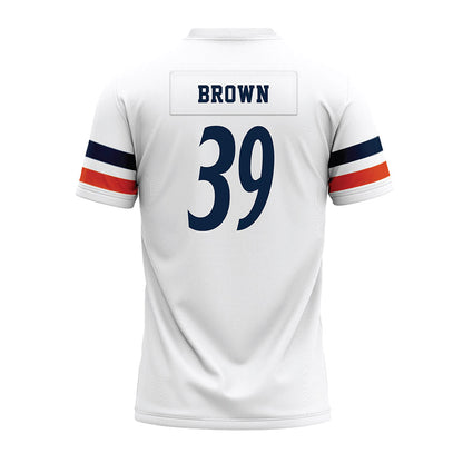 UTSA - NCAA Football : Lawrence Brown - White Premium Football Jersey-1