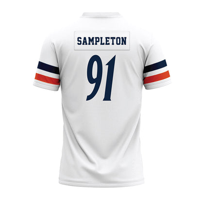 UTSA - NCAA Football : Jusiah Sampleton - White Premium Football Jersey-1