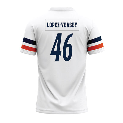 UTSA - NCAA Football : Jacob Lopez-Veasey - White Premium Football Jersey-1