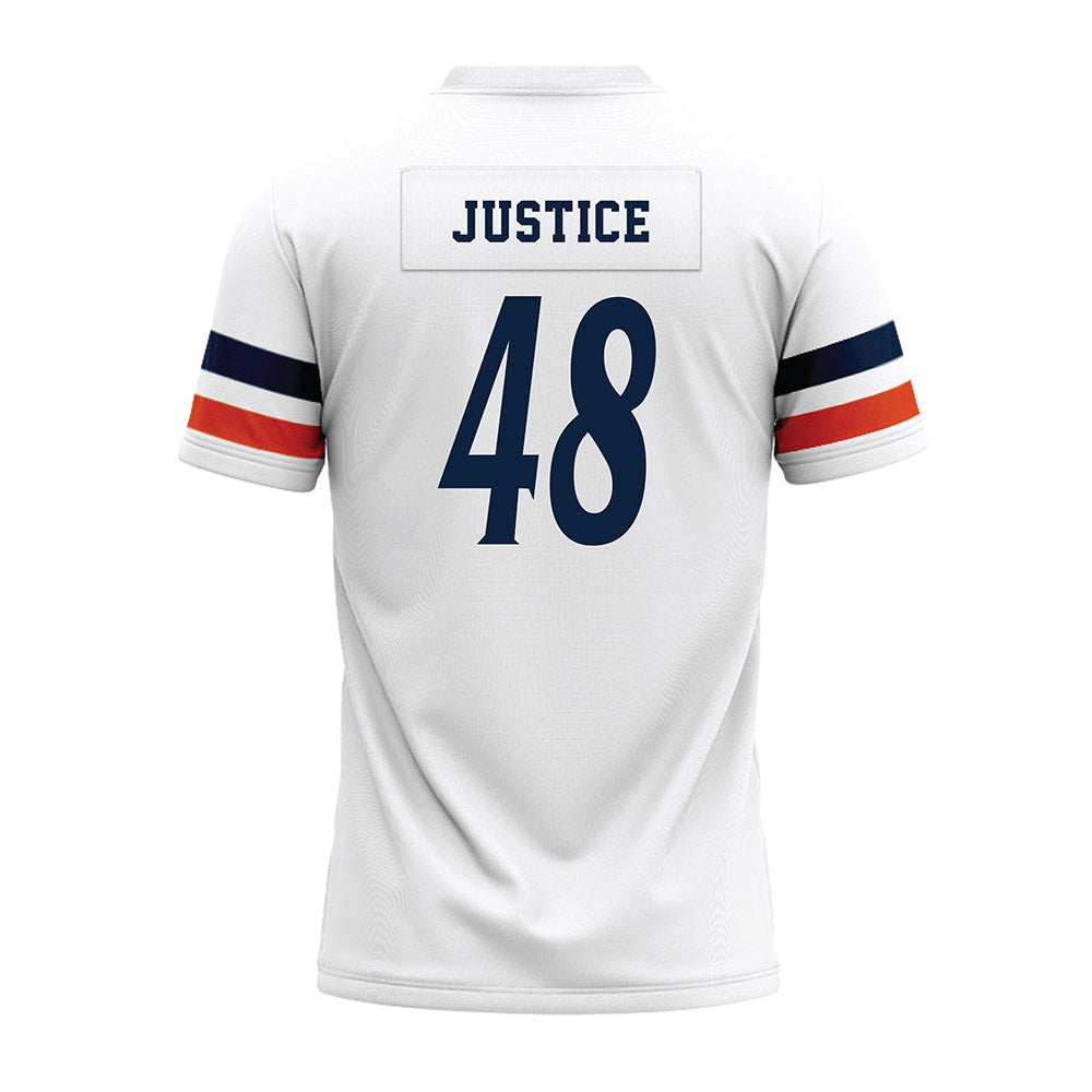 UTSA - NCAA Football : King Justice - White Premium Football Jersey-1