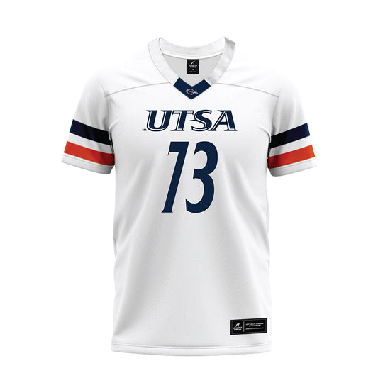 UTSA - NCAA Football : Amarion Breland - White Premium Football Jersey-0
