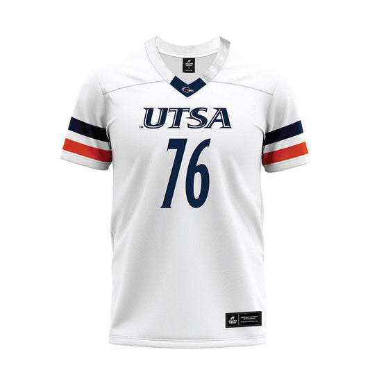 UTSA - NCAA Football : Luke Lapeze - White Premium Football Jersey-0
