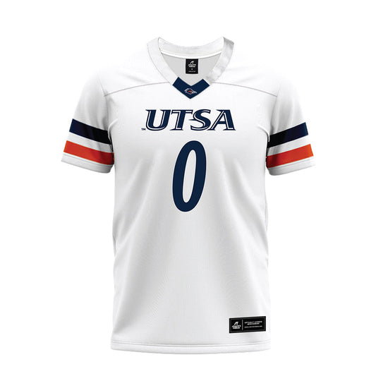 UTSA - NCAA Football : Braeden Lott - White Premium Football Jersey-0