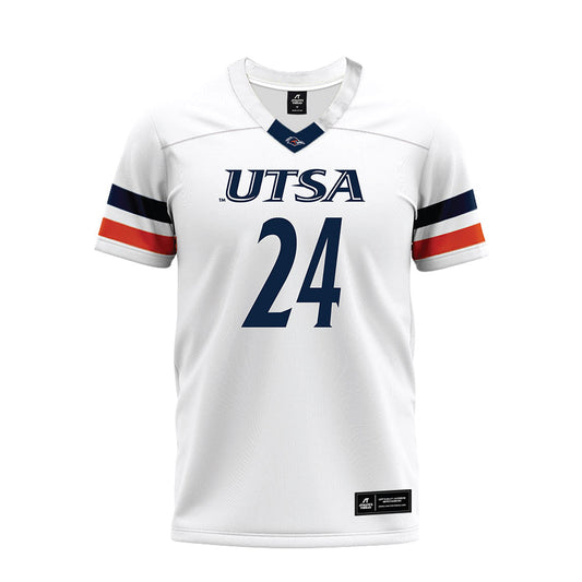 UTSA - NCAA Football : RJ Lester - White Premium Football Jersey-0